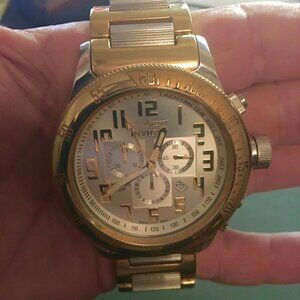 INVICTA RUSSIAN DIVER #4159 OFFSHORE MENS SWISS MADE 52MM TACHYMETER WATCH RARE